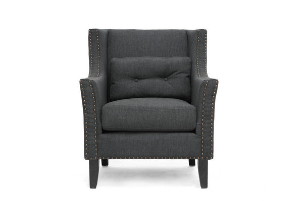 Baxton Studio Albany Linen Lounge Chair availiable in Begie or