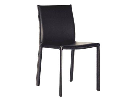 Baxton Studio Black Burridge Leather Dining Chair Imtinanz