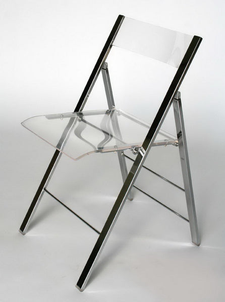 Baxton Studio Acrylic Foldable Chair Imtinanz