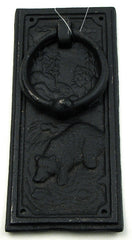 Cast Iron Black Bear Door Knocker