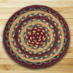 Round Marigold/Wine Miniature Swatch