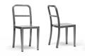 Baxton Studio Echo Gunmetal Modern Dining Chair (Set of 2)