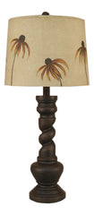 Eye catching B Pot w/Twist Table Lamp