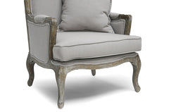 Baxton Studio Constanza Antiqued Accent Chair