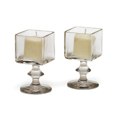 Grand Square Candle Holders-Set Of 2